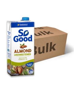 So Good - Almond Unsweetened - Carton 12 x 1lt