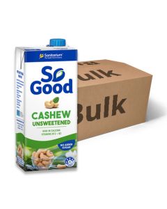 So Good - Cashew Milk - Unsweetened - Carton 12 x 1lt