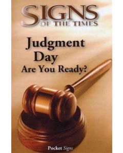 Judgment Day: Are You Ready? - Pocket Signs Tract (SINGLE)