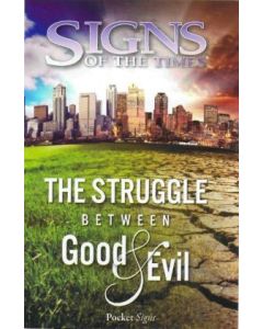 The Struggle Between Good and Evil - Pocket Signs Tract (100 PACK)