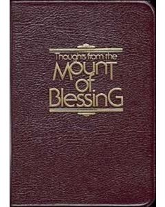 Thoughts From the Mount of Blessing - Leather