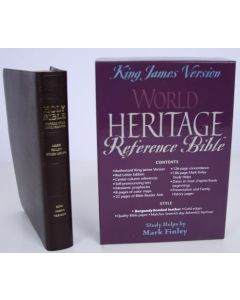 World Heritage Reference Bible (KJV) - Bonded Leather: Burgundy