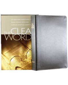 The Clear Word - Bonded Leather Black