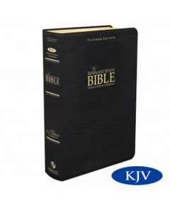 Platinum Remnant Study Bible (KJV) Thumb Indexed, Top-grain Leather: Black