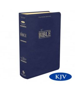 Platinum Remnant Study Bible (KJV) Top-grain Leather: Blue