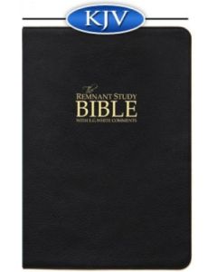 Remnant Study Bible (KJV), Thumb Indexed, Top-grain Leather: Black