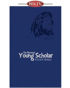 Young Scholar Study Bible (NKJV) Thumb Indexed, Leathersoft: Blue