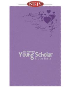 Young Scholar Study Bible (NKJV) Leathersoft: Lavender