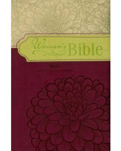 Woman's Bible (NKJV) - Tan & Burgundy