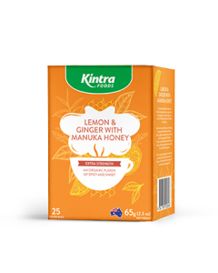 Lemon & Ginger with Manuka Honey Tea  - 25 Tea Bags 65g