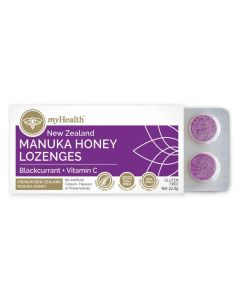 Manuka Honey Lozenges - Blackcurrant 22.4g