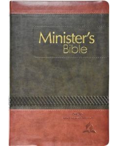 Minister's Bible (NKJV) - Black-Brown