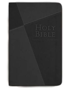 Prophecy Study Bible (NKJV) - Leathersoft: Black/Grey