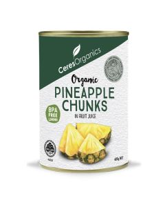 Pineapple Chunks in Fruit Juice - Organic  - 400g