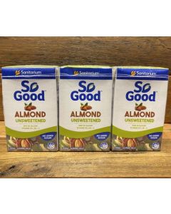 So Good - Almond Unsweetened - 3 x 250ml