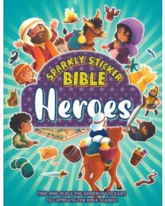 Sparkly Sticker Bible - Heroes