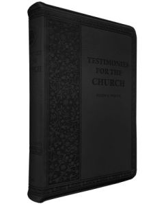 Testimonies For the Church - Black with Zipper