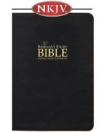 Remnant Study Bible (NKJV) Top-grain Leather: Black