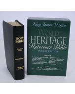 World Heritage Reference Bible (KJV) Pocket - Bonded Leather: Black