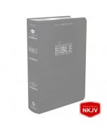 Platinum Remnant Study Bible (NKJV) Thumb Indexed, Top-grain Leather: Grey