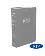 Platinum Remnant Study Bible (KJV) Top-grain Leather: Grey