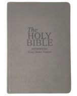 KJV The Holy Bible with Mark Finley Study Helps and Thumb Indexed - Grey Cover