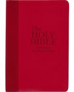 KJV The Holy Bible with Mark Finley Study Helps and Thumb Indexed - Red Cover